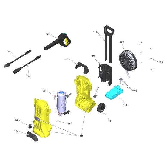 Housing Assembly for Karcher K 3 Premium Power Control Pressure Washer