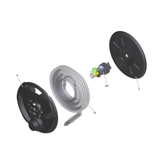 Hose Reel Assembly for Karcher K 3 Premium Power Control Pressure Washer