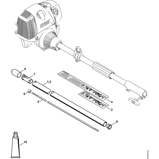KB-KM Drive Tube Assembly