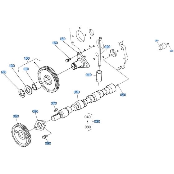 Camshaft Assembly for Kubota D1503-M-E2B Engine