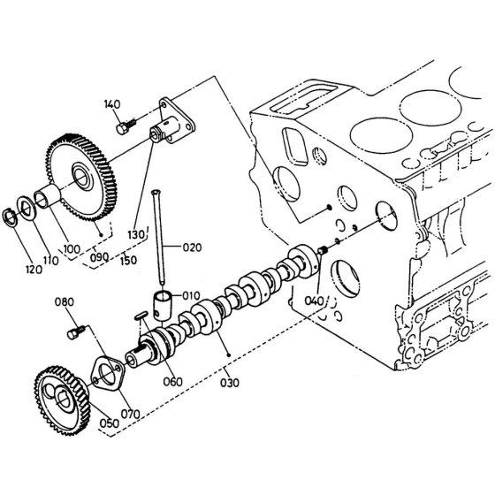 Camshaft Assembly for Kubota D722-BBS Engine