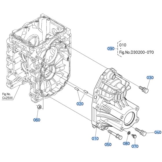 Front Axle Assembly for Kubota F3710 Front-Mount Mower