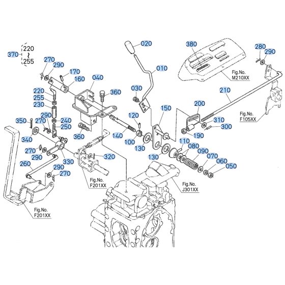 Cruise Control Assembly for Kubota F3710 Front-Mount Mower