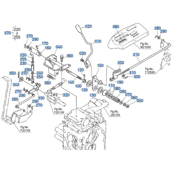 Cruise Control Assembly for Kubota F3990 Front-Mount Mower