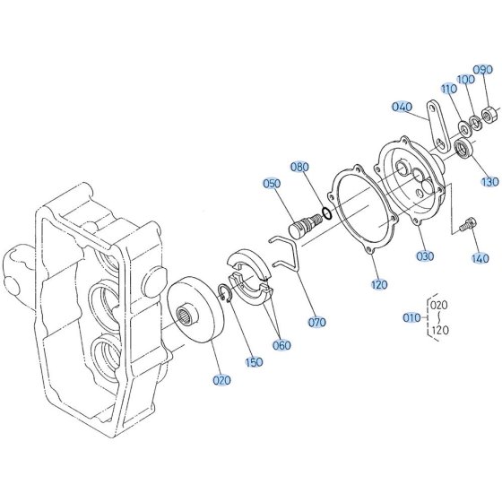 Brake Assembly for Kubota GF1800 Front-Mount Mower