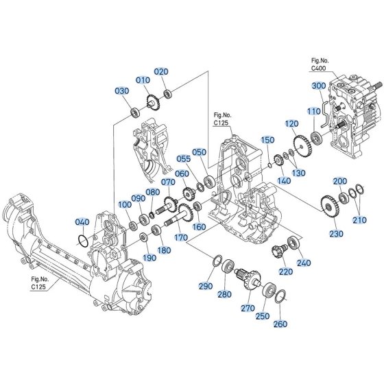 Input Shaft Assembly for Kubota GR2000 Lawn Tractor