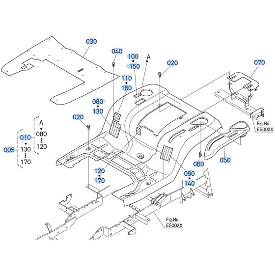Fender Assembly for Kubota GR2010 Lawn Tractor