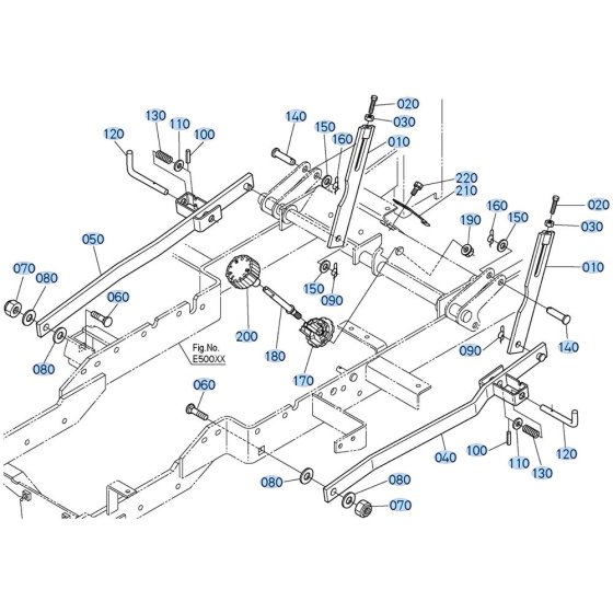 Lift Link Assembly for Kubota GR2010 Lawn Tractor