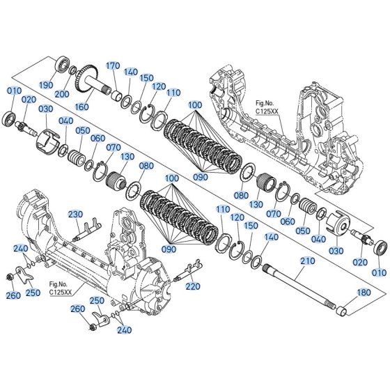 Rear Differential Assembly for Kubota GR2010 Lawn Tractor