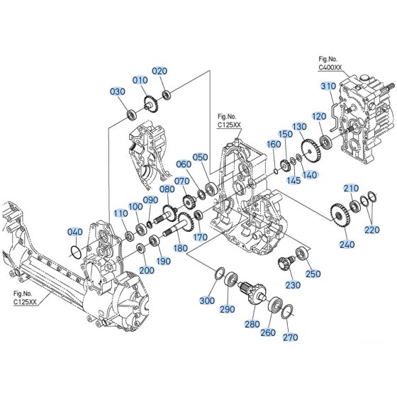 Input Shaft Assembly for Kubota GR2010 Lawn Tractor