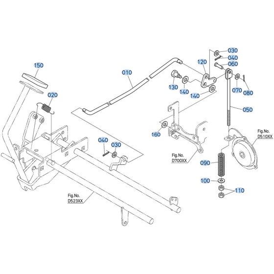 Brake Assembly for Kubota GR2020 Lawn Tractor