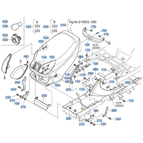 Bonnet Assembly for Kubota GR2120 Lawn Tractor