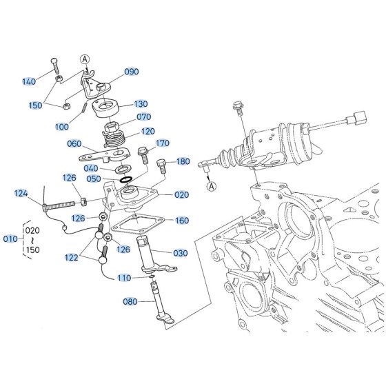 Speed Control Plate Assembly for Kubota GR2120-II Lawn Tractor