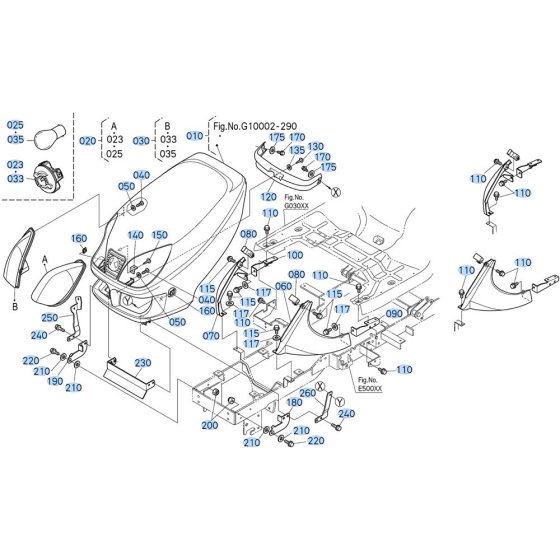 Bonnet Assembly for Kubota GR2120-II Lawn Tractor