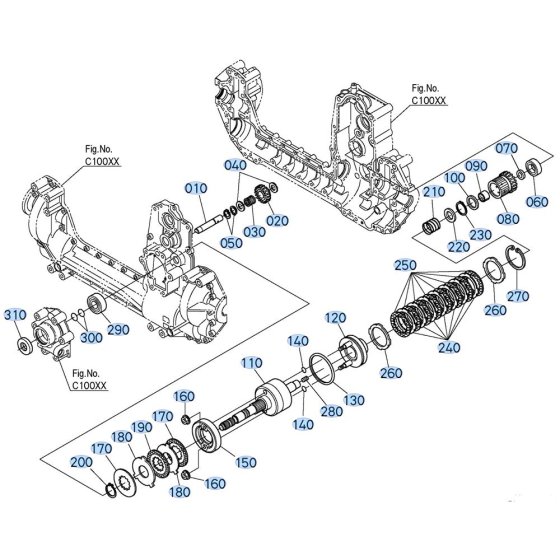 Clutch Shaft Assembly for Kubota GR2120-II Lawn Tractor