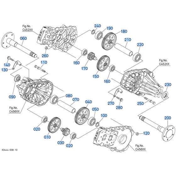 Brake Shaft Assembly for Kubota ZD1211 Zero-Turn Mower