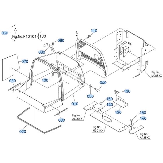 Bonnet Assembly for Kubota ZD1211-3 Zero-Turn Mower