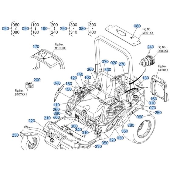 Decals for Kubota ZD1211 Zero-Turn Mower