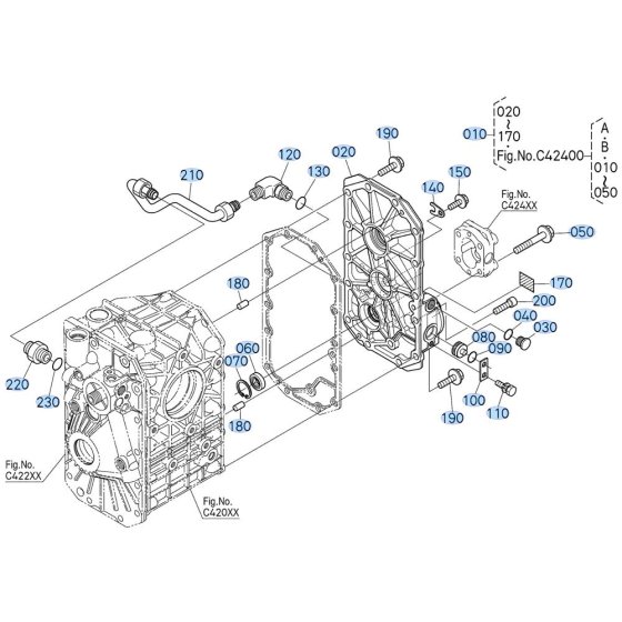 Centre Cover (Rear) Assembly for Kubota ZD1211 Zero-Turn Mower