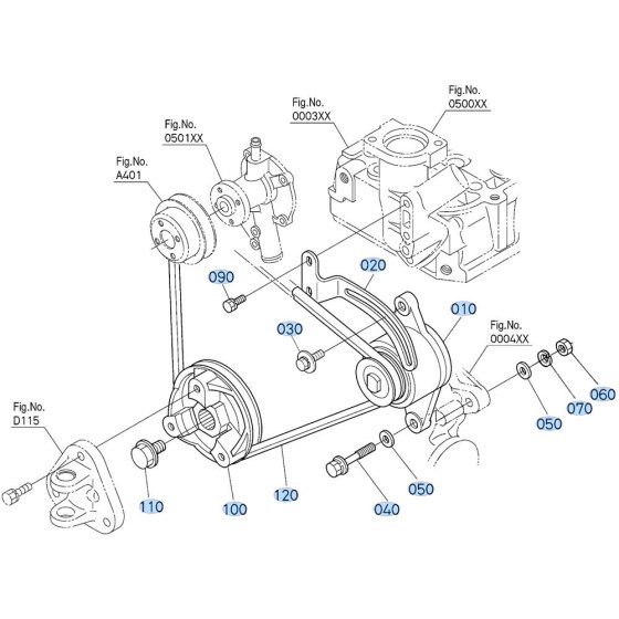 Pulley Assembly for Kubota ZD18 Zero-Turn Mower