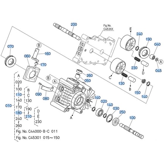 Hydrostatic Transmission Assembly for Kubota ZD21 Zero-Turn Mower