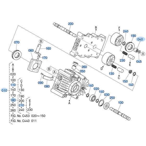 Hydrostatic Transmission Assembly for Kubota ZD28 Zero-Turn Mower