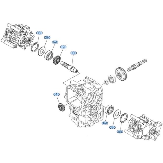 Joint Shaft Assembly for Kubota ZD28 Zero-Turn Mower