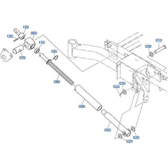 Lift Adjuster Assembly for Kubota ZD28 Zero-Turn Mower