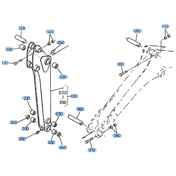Arm Assembly for Kubota KH35