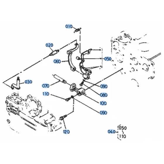 Governor Assembly for Kubota KH36