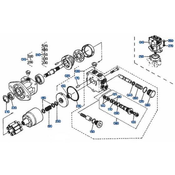 Swivel Motor Assembly