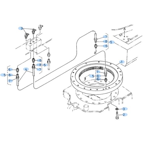 Swing Bearing for Kubota KH60