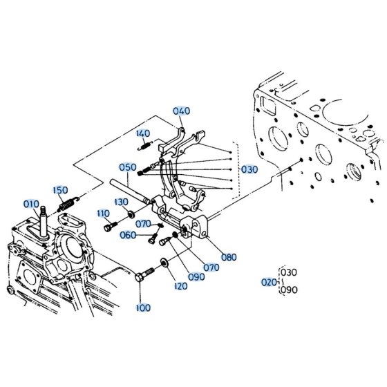 Governor Assembly for Kubota KH66 Mini Excavator