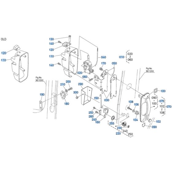 Door (L/H) Assembly for Kubota R430 Loader