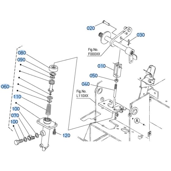 Brake System Assembly for Kubota R530 Loader