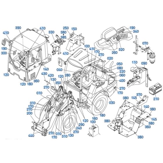 Decals for Kubota R630 Loader
