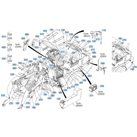 Decals for Kubota R640 Loader