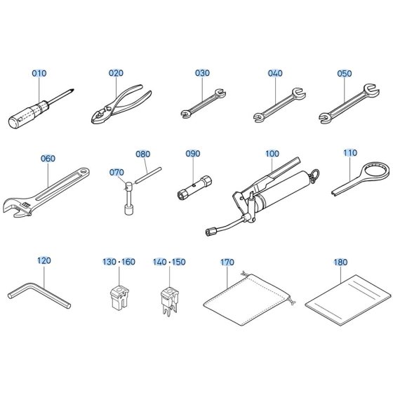 Tools for Kubota R640 Loader