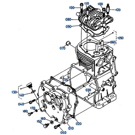 Cylinder Assembly for Kubota SX700 Tiller