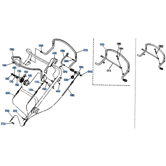 Throttle Assembly for Kubota W5021-SCE Mower