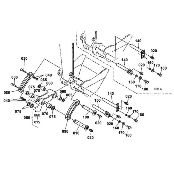 Dipper Arm/Bucket Link Assembly