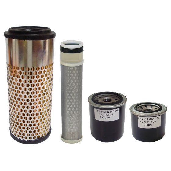 Filter Service Kit for Kubota KX91-3S Mini Digger/Excavator