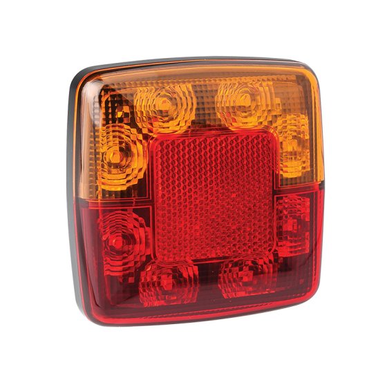 Compact Square 12V LED Rear Combination Lamp