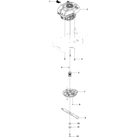 Engine Assembly for Husqvarna LB 48