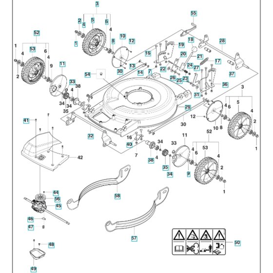 Chassis Assembly for Husqvarna