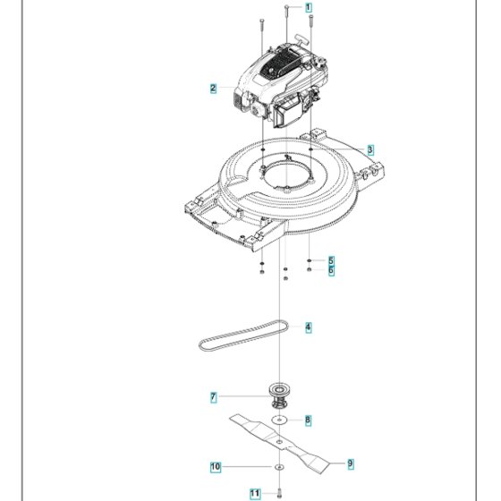 Engine Assembly for Husqvarna