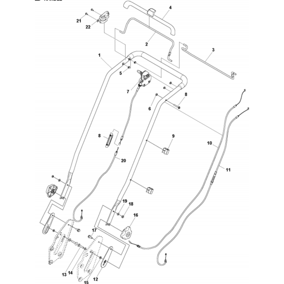 Handle Assembly for LC 347VI
