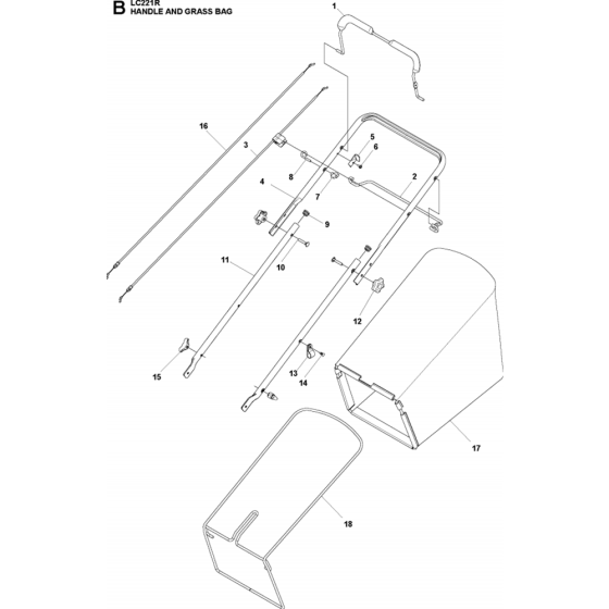 Handle Assembly for LC221R