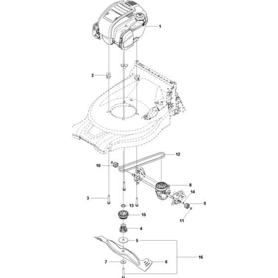 Engine Assembly for LC353 V