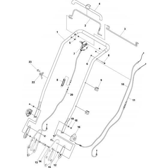 Handle Assembly for LC353 V